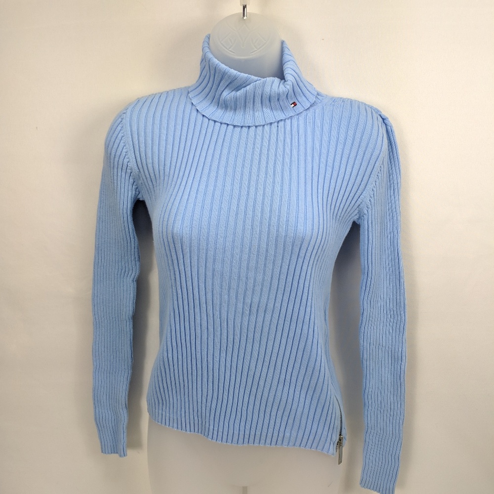 Y2K 2000 Knit Tommy Hilfiger Turtle Neck Sweater